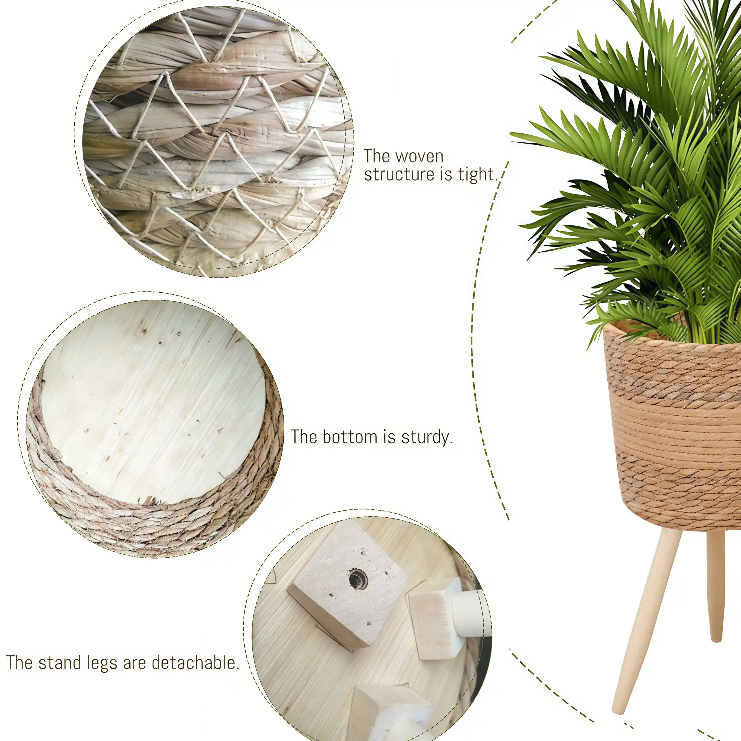 Natural Materials & Handcrafted Details